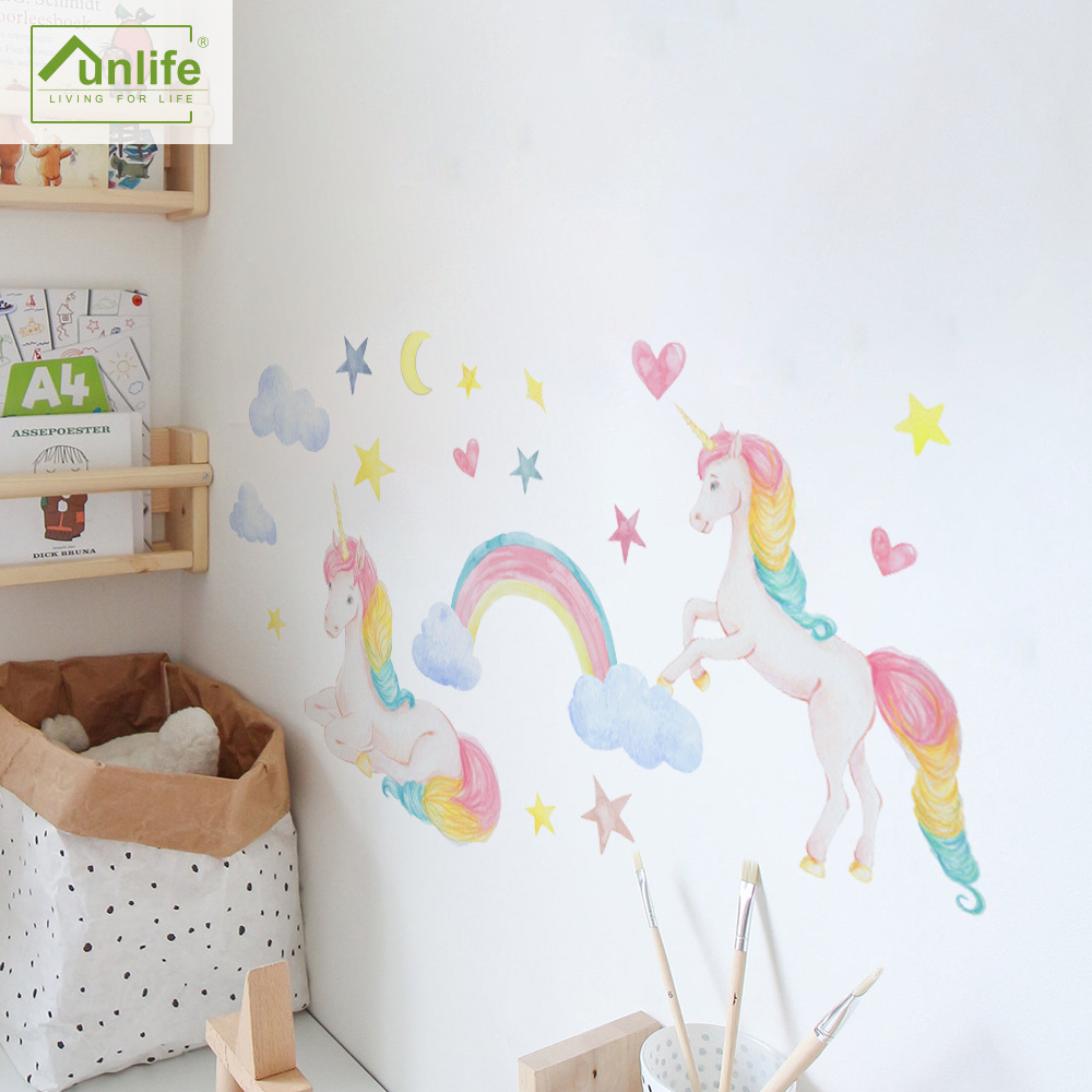 Funlife children's room background decoration wall stickers promotion clearance special pick-up cartoon stickers do not return do not change