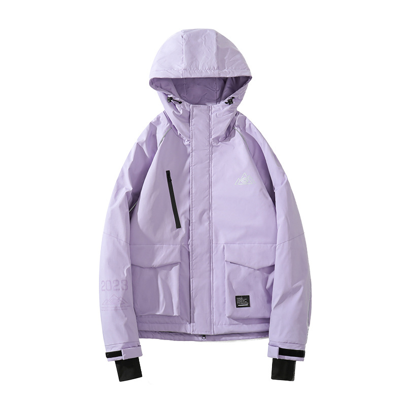 Picture of Autumn and Winter Couple Waterproof and Cold-Proof Ski Clothing for Men and Women with Reflective Strips to Heattech and Thicken