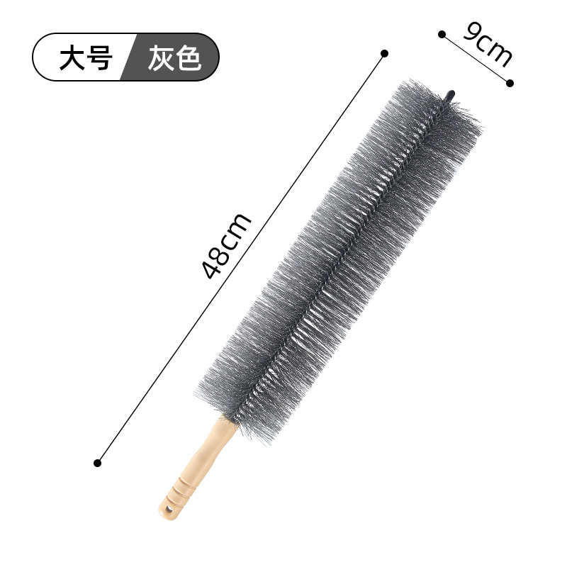 Picture of Household Fan Brush Dust Removal Brush Sewer Brush Screen Window Blind Cleaning Brush Sofa Dust Duster Bendable Brush