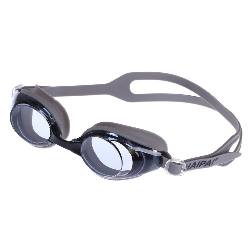New anti-fog silicone swimming goggles HD flat adult men and women swimming glasses haipai spot factory straight hair