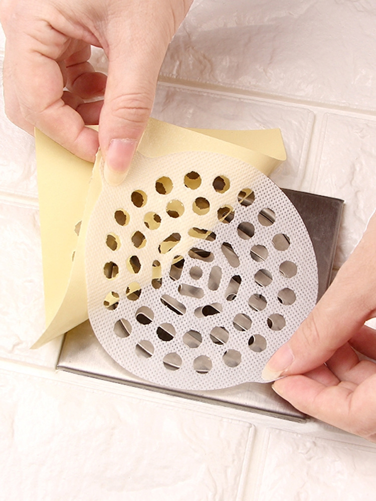 Sewer anti-blocking floor drain filter net bathroom bathroom bathtub anti-hair stickers bathroom sewer hair