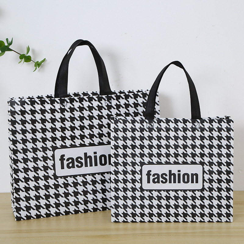 Factory Non-woven Clothing Store Bag Portable Gift Packaging Down Jacket Shopping Bag Plus Size Customization