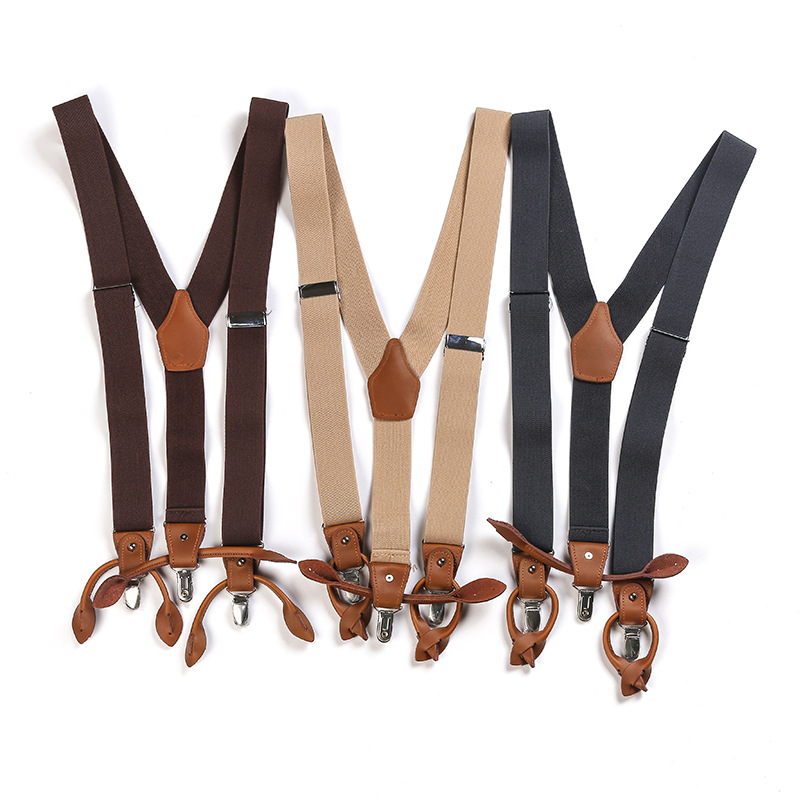 Picture of OKONKWO X Y TYPE suspenders suspenders pants accessories suspenders detachable Adjustable suspenders