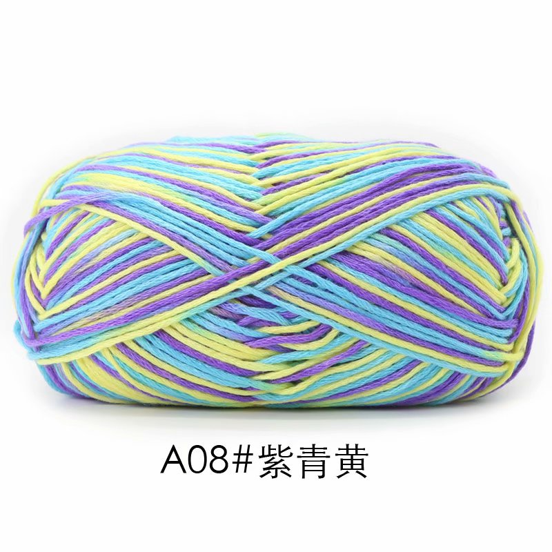 Picture of Su-velvet cotton hand-woven color wool knitting thread scarf coarse wool fancy doll coat needle sweater thread