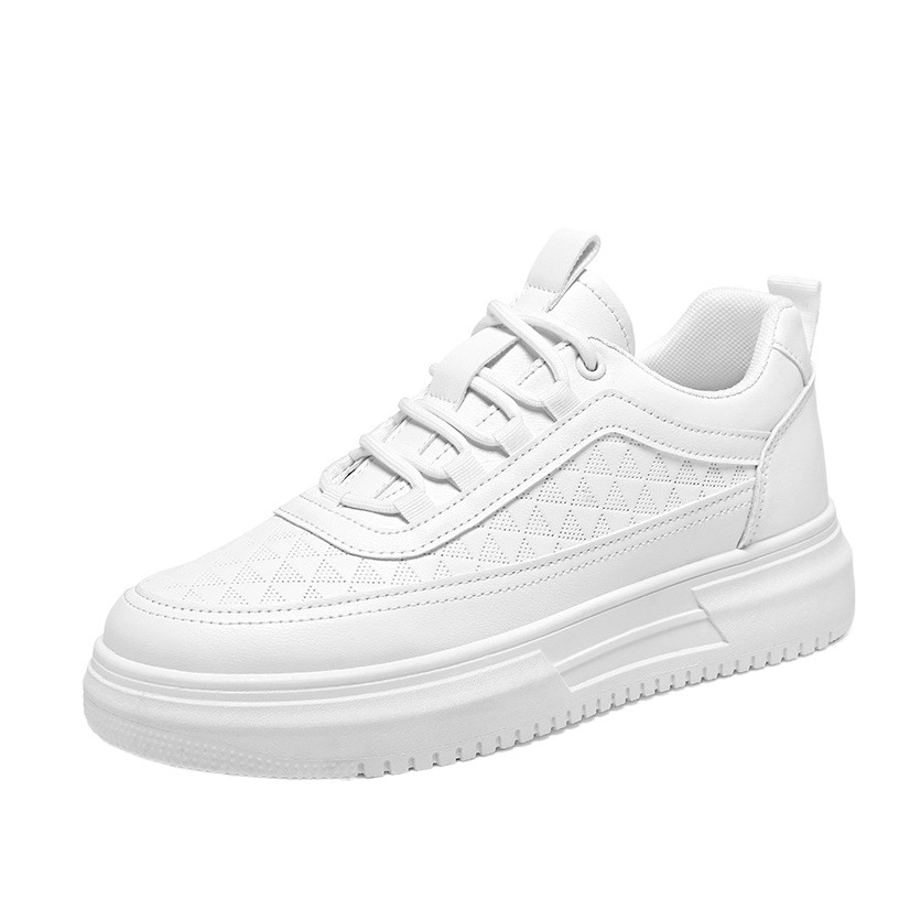 Spring Men's Shoes New breathable white shoes men's Korean-style fashionable all-Match platform sports casual sneakers fashion shoes