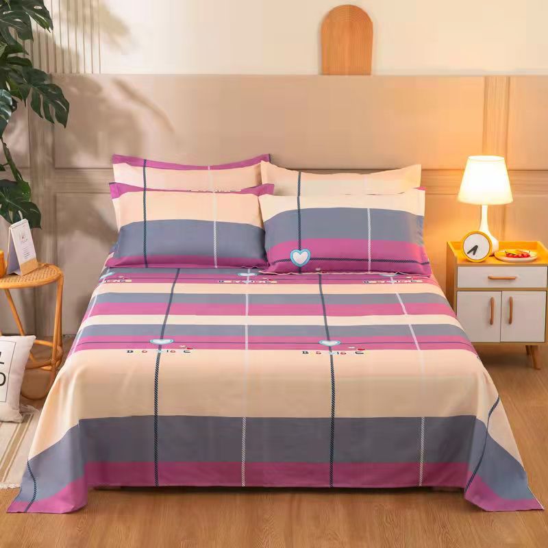Picture of Factory Bed Sheets Thickened Scrub Bed Sheets Single Piece Student Dormitory Bed Sheets Scrub Bed Sheets for Single Bed