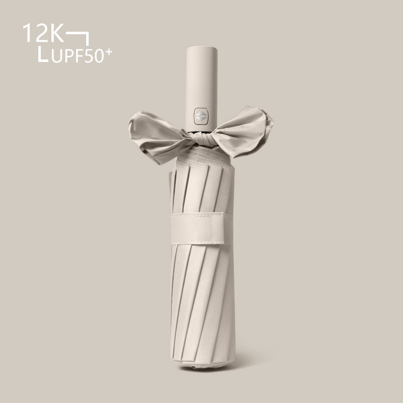 Twelve-bone automatic umbrella one-click opening and closing rain dual-use umbrella sun protection umbrella advertising umbrella wind-resistant rain-resistant men