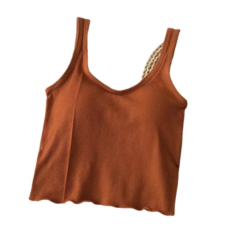 Picture of Internet Celebrity Blast/Seamless Fixed Cup Chest Pad Wrapped Chest Women Sexy Sports Running Long Bra Vest Underwear