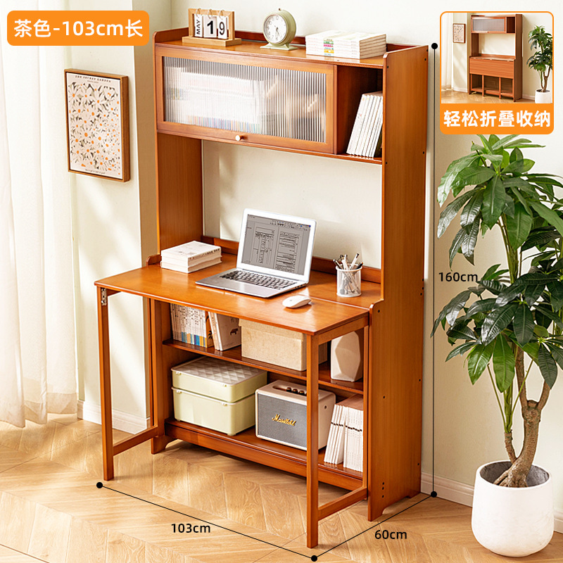Picture of Foldable Student Desk and Chair Study Desk and Chair suit Home Computer Desk Desktop Table Simple Children's Study Desk