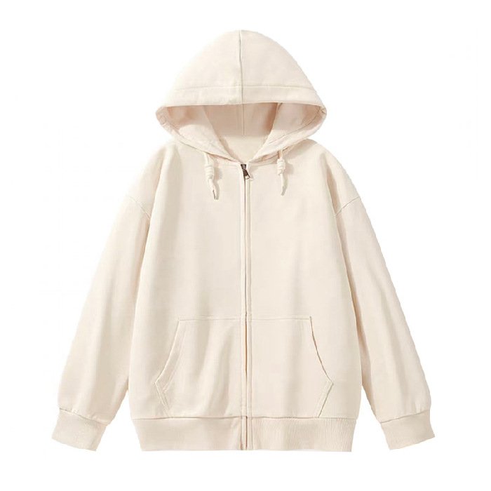 Picture of Velvet Thickeneded Flap Pocket Pants Hooded Sweatshirt for Women Autumn and Winter Cardigan Outwear Large Size Zipper Warm Top Export Women's Clothing