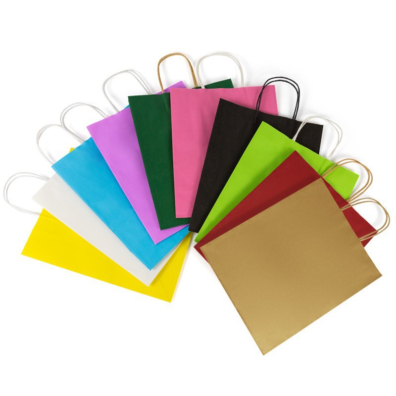 Picture of Takeaway Packaging Bags, Kraft Paper Bags, Handbags, Customizable Clothing Store Bags, Gift Bags, Custom Printing, Custom Logo