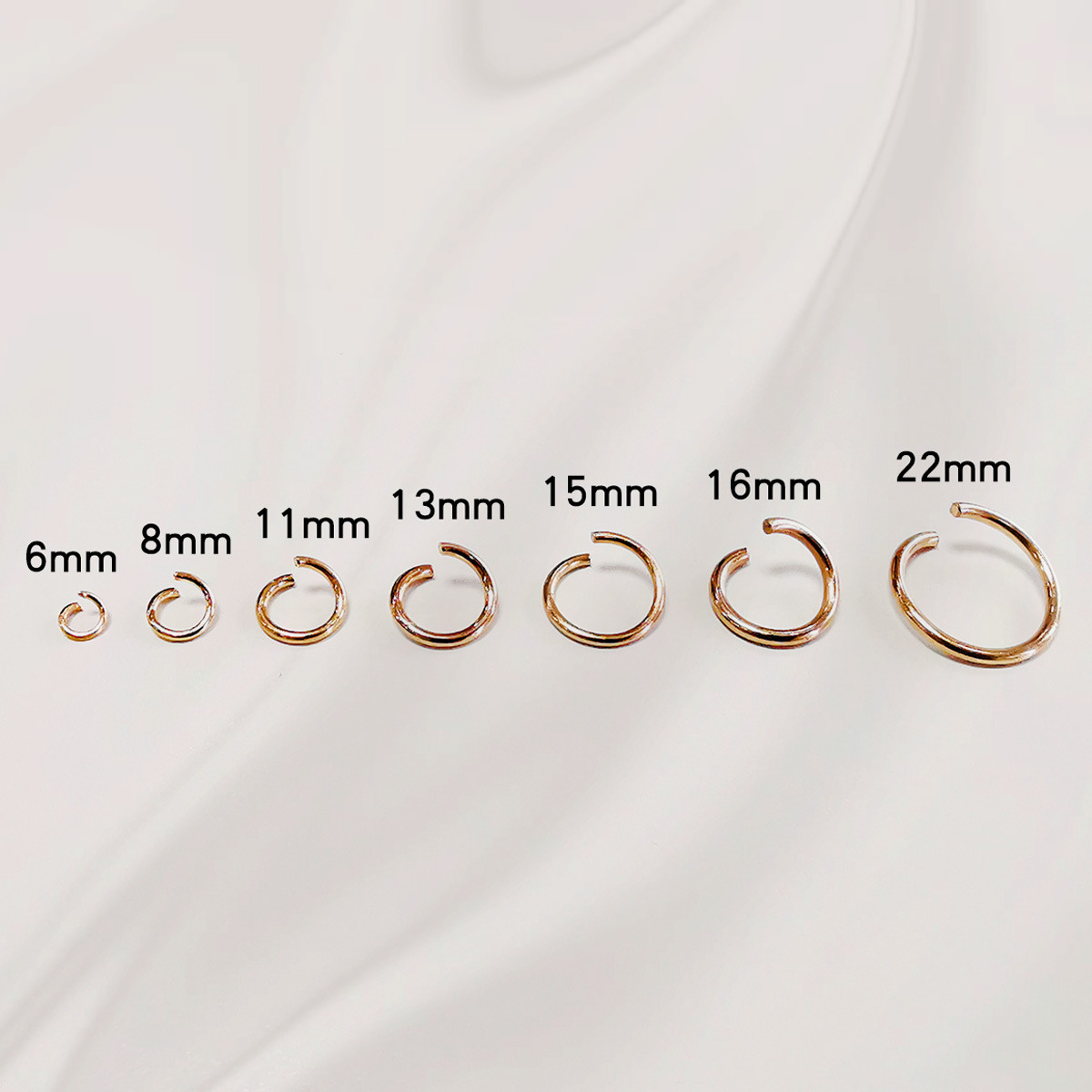 Spot wholesale DIY manual open ring chain connection zipper head connection ring iron ring circle adapter buckle