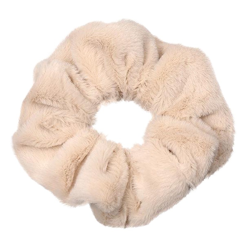 Autumn and Winter new plush large intestine ring Korean style simple sweet fat sausage hair ring tie hair rubber band fat sausage hair accessories