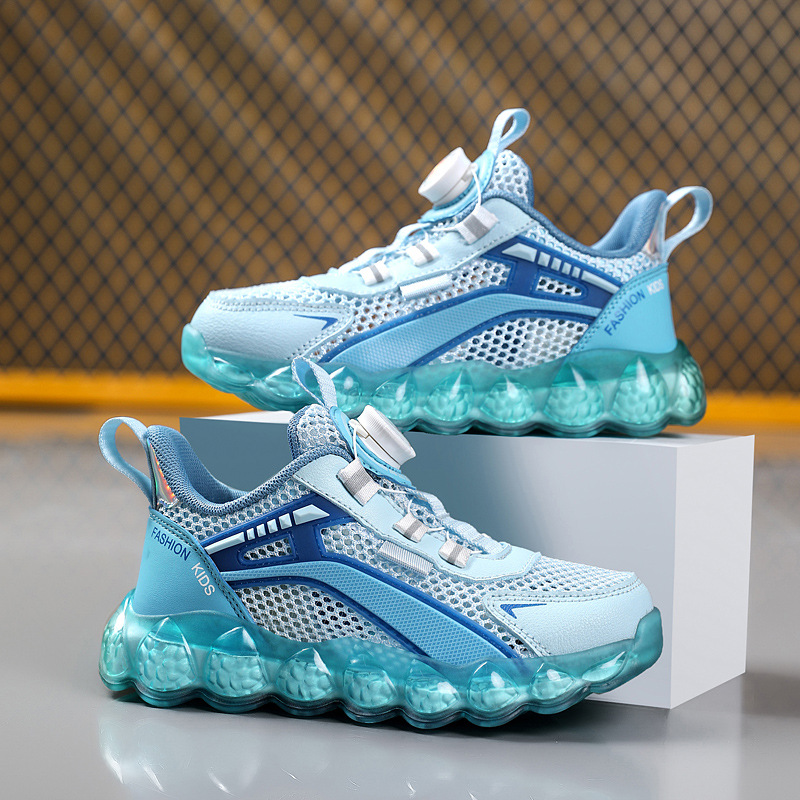 Children's Shoes 2025 Spring and Summer New Single Mesh Breathable Comfortable Soft Bottom Casual All-match Student Sports Torre Shoes Trendy