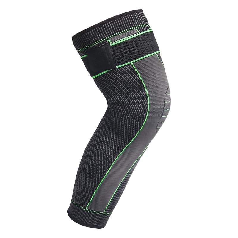 Knitted Strap Pressurizing Sports Lighting Knee Pads for Men and Women Autumn and Winter Large Calf Protection Basketball Football Warm Knee Pads