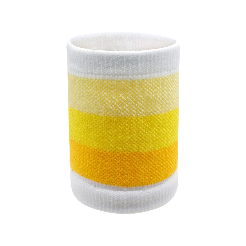 Picture of Sports Cycling Running Fitness Basketball Badminton Wristband Sweat-Absorbent Anti-Sprain Colorful Cotton Towel Wristband