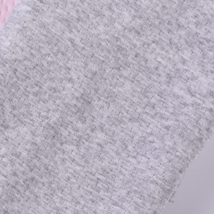 Picture of Two Ideas Plain Jacquard Air Layer Knitted Cotton Quilted Jacquard Fabric Baby Climbing Wear Warm Fabric Factory