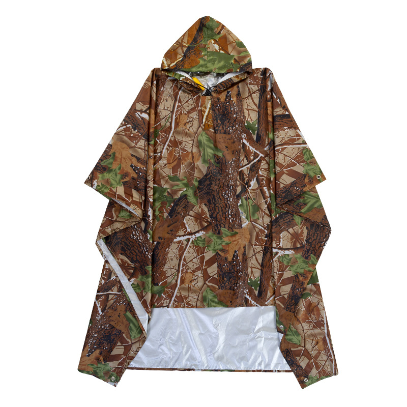 Picture of Three-in-one raincoat backpack outdoor mountaineering hiking conjoined poncho unisex multifunctional ultra-light foreign trade cross-border