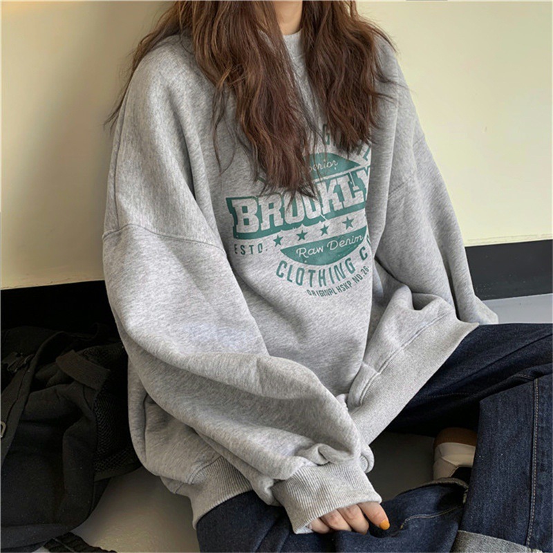 Picture of Women's Sweatshirt 2025 Autumn New Thin Hooded Jacket Ins Versatile Harajuku Style Loose Student Loose Top