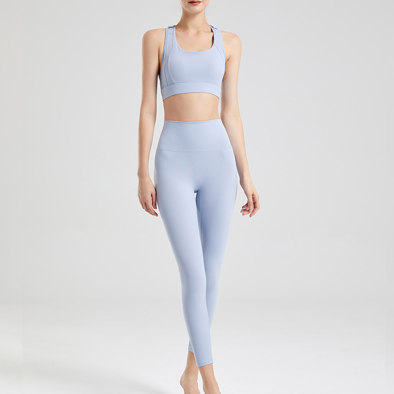Picture of Large size high-intensity yoga suit women's fitness suit top sports vest running fitness Pilates suit