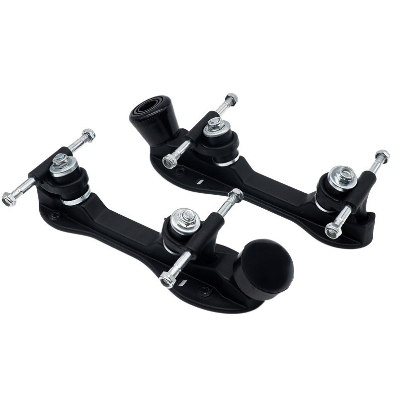 Double Row Roller Skate Car Adjustable Brake Head Base Roller Skate Accessories Four-wheel Skate Triangle Bracket