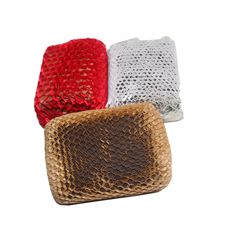 Picture of Source manufacturers three-dimensional honeycomb paper core buffer shock-absorbing kraft paper packaging ceramic glass gift environmental protection packaging paper