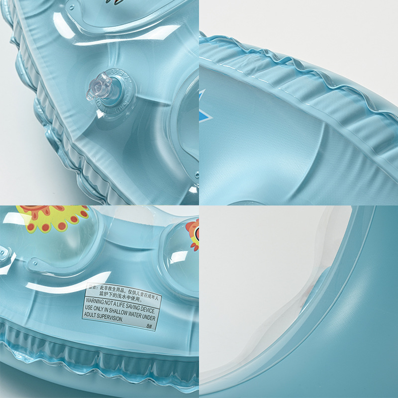 Picture of Factory wholesale children's swimming ring crystal inflatable lifebuoy thickened single-layer double airbag underarm adult swimming ring