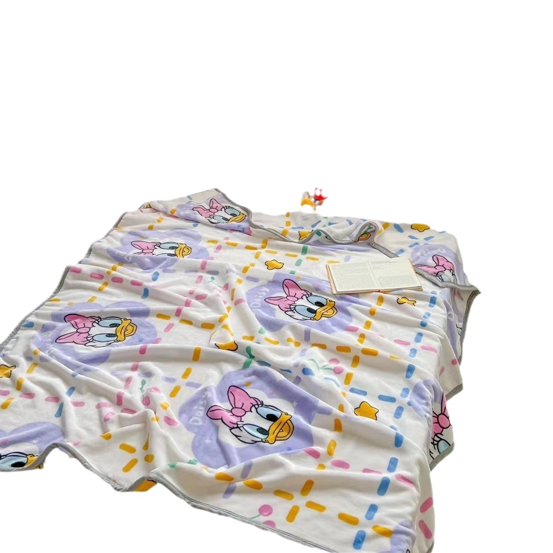 Disne Disne Blanket genuine goods Thickened Milk Velvet Blanket Children's Blanket Carto Kindergarten Casual Blanket