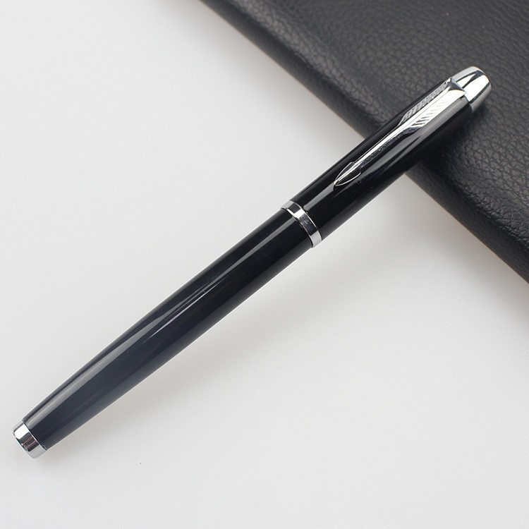 Picture of Wholesale Metal Signature Pen Gel Pen Printable LOGO Creative Business Black Pen Gift Ball Pen