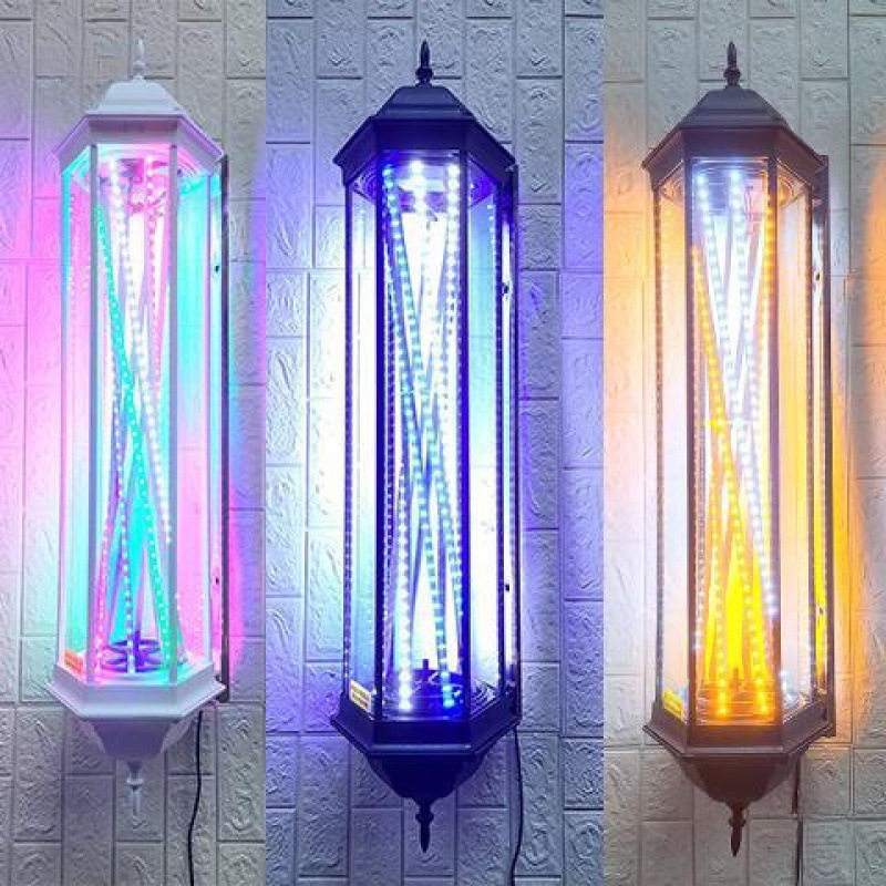 Picture of Barber shop small turn light perm foreign trade turn light barber shop brighten simple mold palace lamp light box factory maintenance