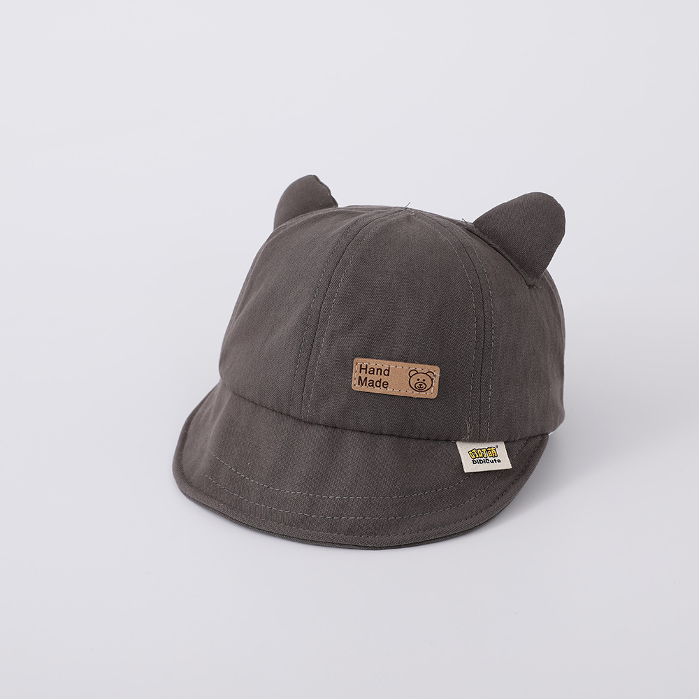 Picture of Baby hat spring and autumn baby outdoor sun hat for boys and girls baby super cute baseball cap children soft brim cap