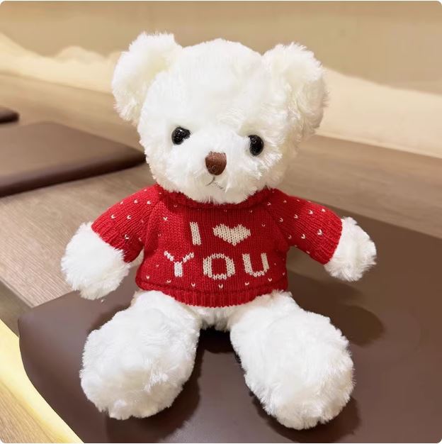 Picture of Sweater Teddy Bear Hug Bear Doll Plush Toy Bear Pillow Doll Wedding Gift Cute