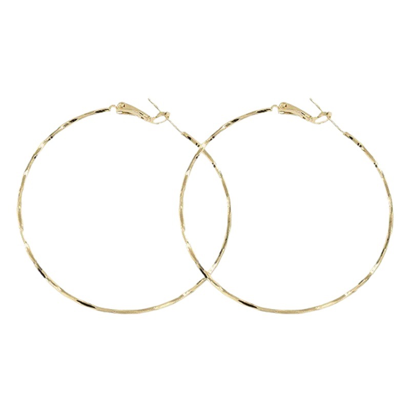 INS Niche Personality Trendy Design Sense Fashion Cold Wind Big Ear Ring Female Style Light Luxury High Texture Earrings