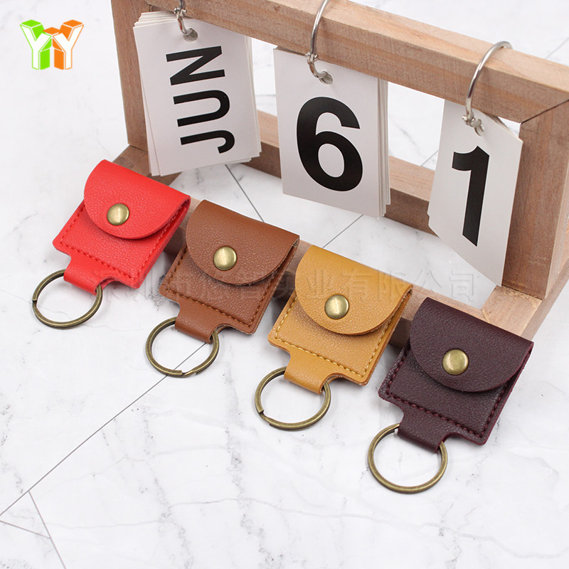 Daifa PU Leather Guitar Picker Bag Ukulele Picker Leather Case Guitar Musical Instrument Accessories Storage Bag