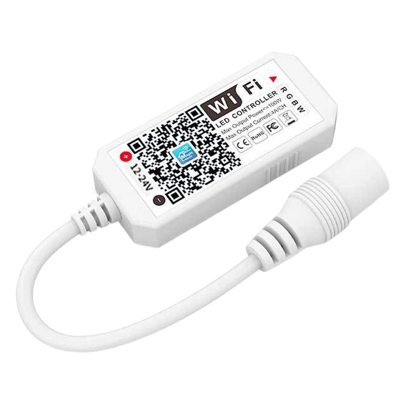 Mini Controller Rf Wireless Radio Frequency Remote Control Wifi Colorful Rgb Dual-Mode Intelligent Dimming Mini Led Controller