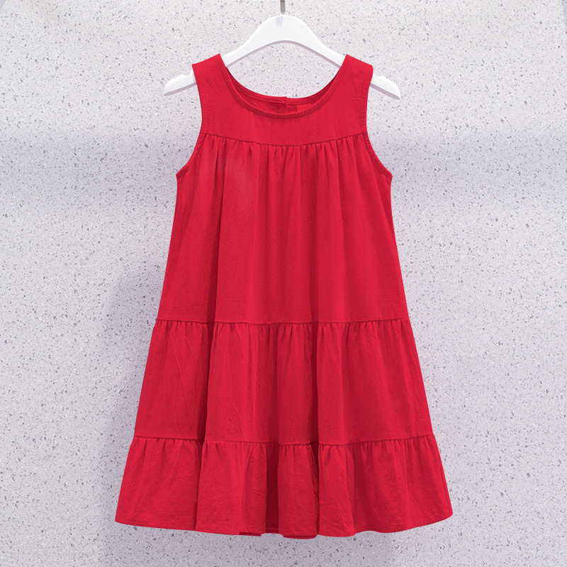 Girls' Children's Western Style Vic Dress Summer New Style Girl's Fresh Style Cyber Popular dress Children's Fashion Princess Dress