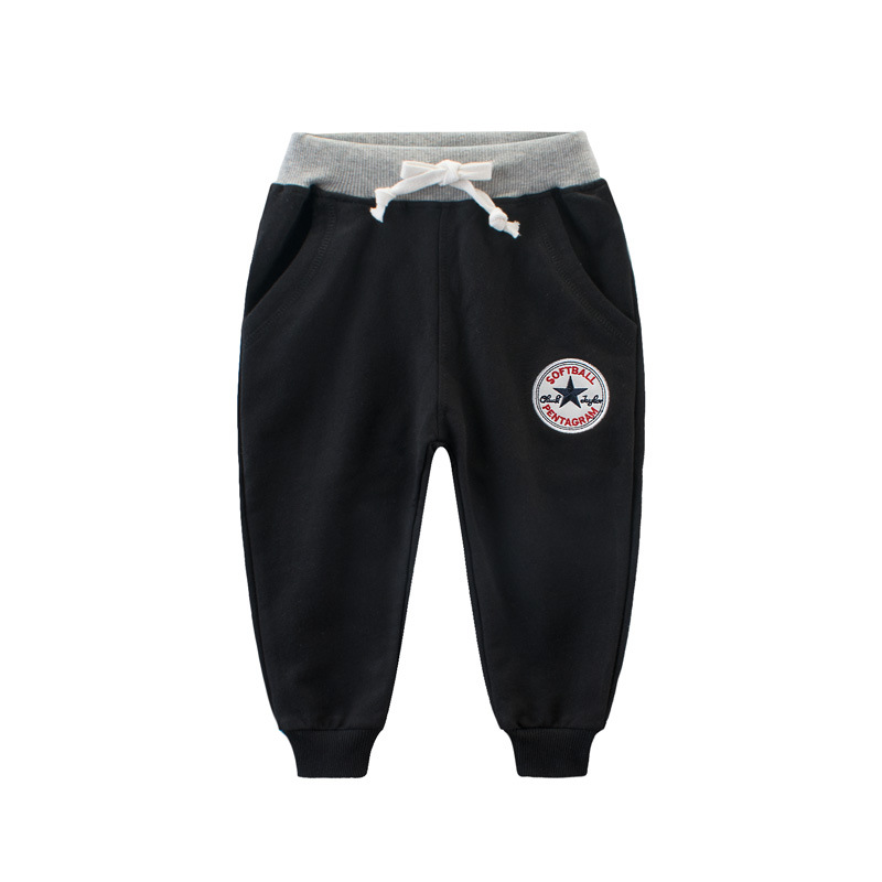 Picture of Fashionable Kidsren's Clothing Autum New Products 2024 Kidsren's Korean Style Sports Pants Summer Boys' Long Pants One Piece Consignment