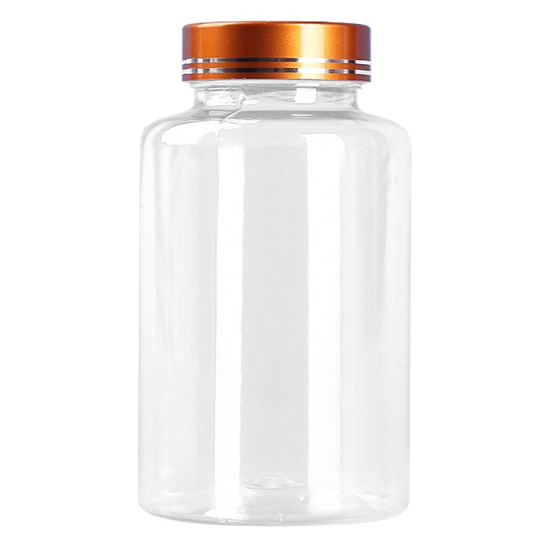 Wholesale Plastic Packaging Bottles, Transparent Wide-Mouth Sealed Pet Wide-Mouth Sample Bottles, Brown Bottles with Lids for Dispensing