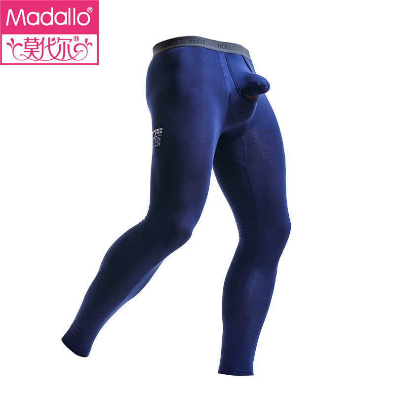 Picture of [Modal] Bullet Separated Men's Warm Autumn Pants Small Beauty Smart Bird's Nest Autumn Pants Leggings High Waist Warm Pants