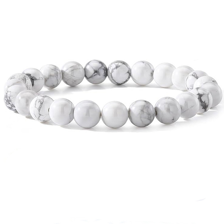 Picture of Zhou Lianfa 32 Color Amazon Crystal Agate Tiger Eye Bracelet Fashion Simple Single Circle Round Bead Cross-border Bracelet Batch
