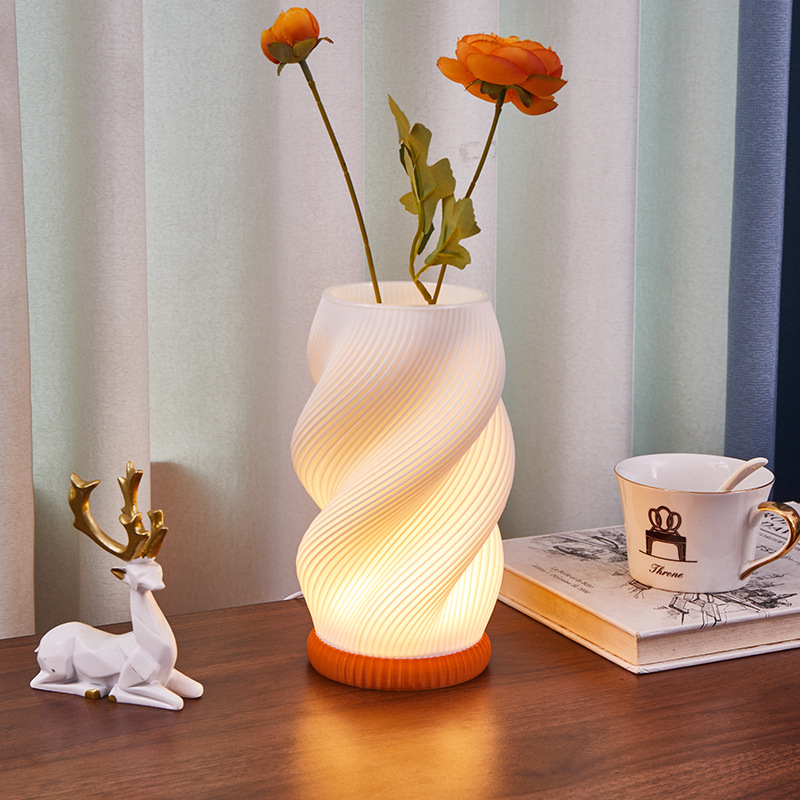 Cross-Border Modern Nordic Bedroom Creative Bedside Table Lamp Ornaments Light Luxury Vase Table Lamp Decoration Housewarming Gift