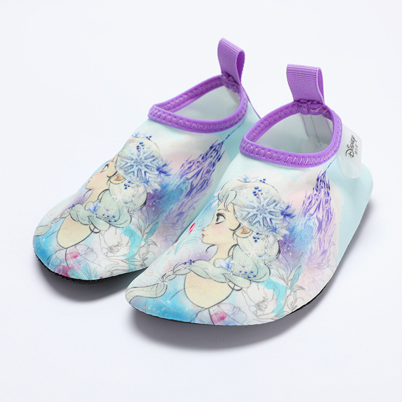 Picture of New Disney Children's Beach Shoes Non-slip Anti-cut Swimming Tracing Soft Shoes Baby Wading Diving Shoes 0-7 Years Old