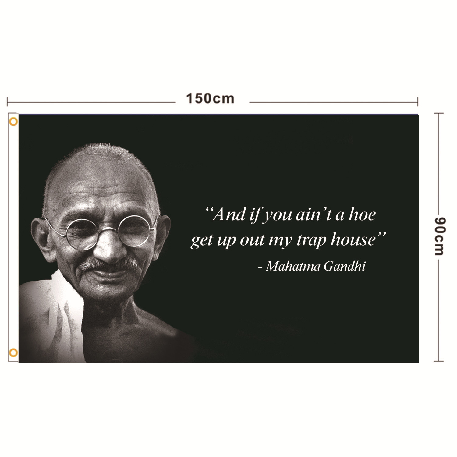 AliExpress Amazon foreign trade flag Mahatma Gandhi Gandhi 90*150cm polyester flag