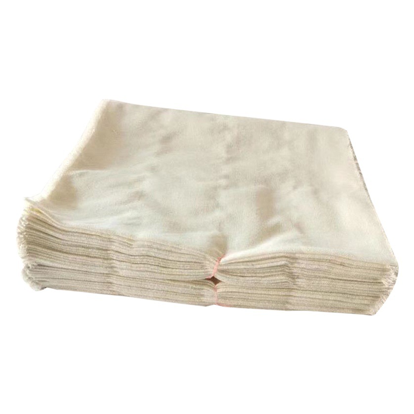Pied yarn bean bag bean curd cloth bean skin cloth steamer cloth lock edge 40*80 bean curd residue filter cloth raw edge