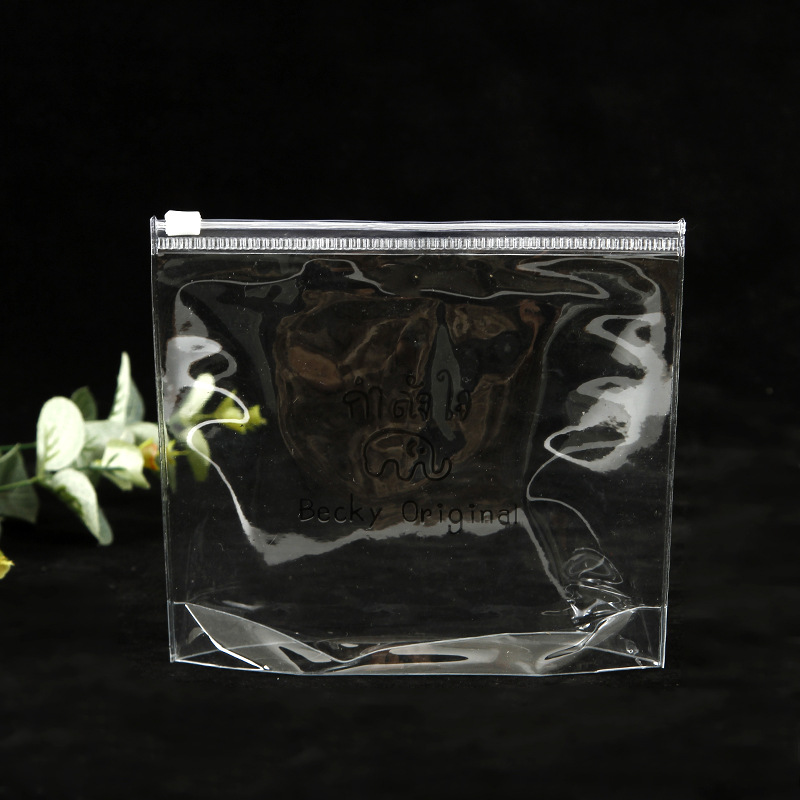 PVC cosmetics set zipper bag three-dimensional transparent plastic Ziplock bag PVC toiletries packaging bag customization