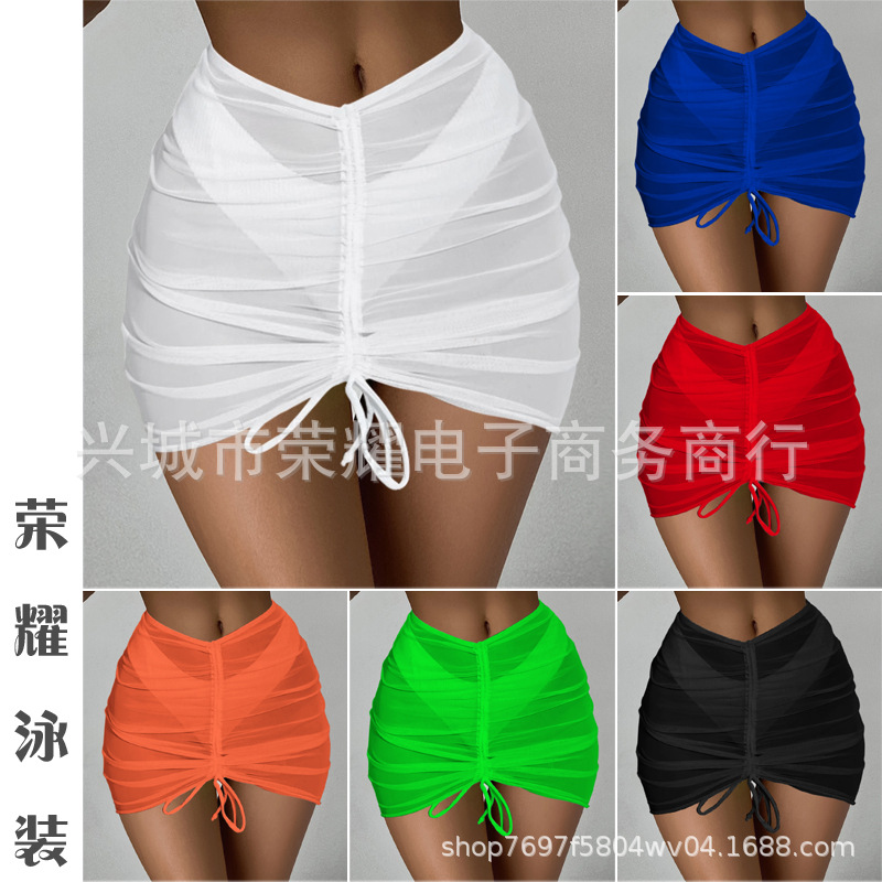 Wholesale 2024 new AliExpress short gauze skirt swimsuit bikini swimsuit women amazon sexy cross-border swimsuit
