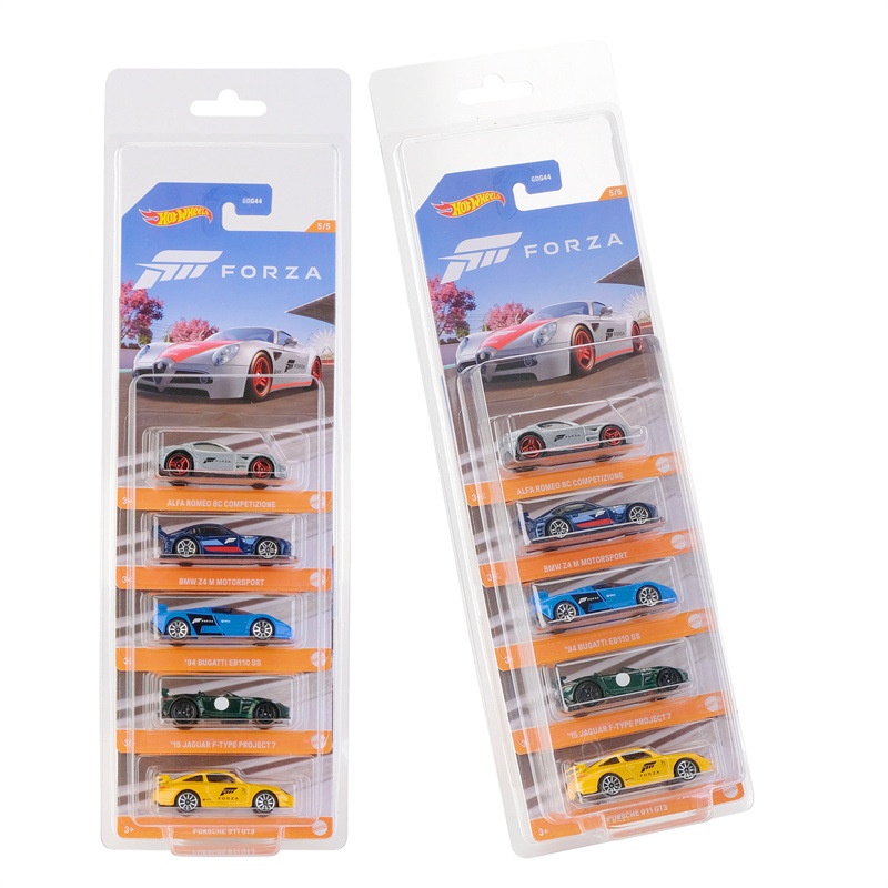 Picture of AliExpress 6-car Hot Wheel folding plastic hotwheels sliding card plastic pvc toy car packing box