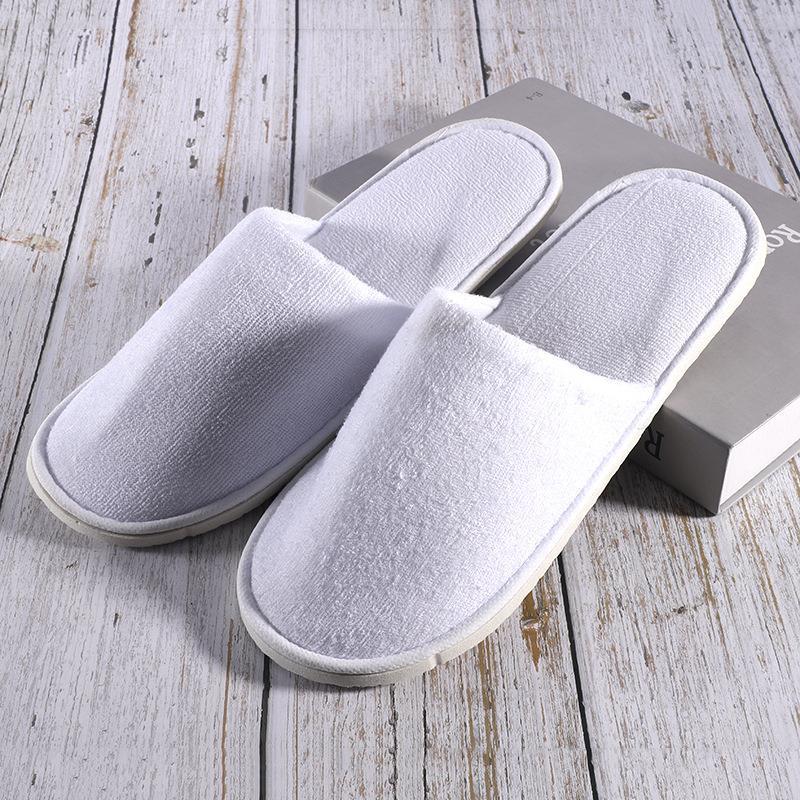 Picture of Hotel Slippers, Guesthouse and B&B Disposable Cotton Slippers, Winter Travel Home Hospitality, Thickeneded Non-Slip Logo Wholesale