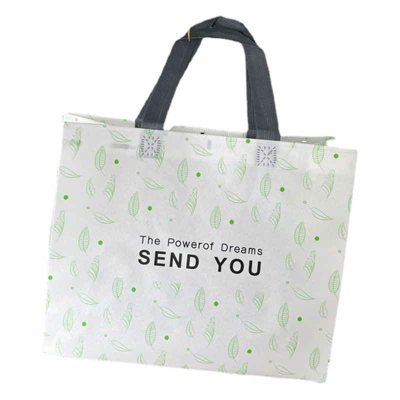 Thickened non-woven bag handbag spot printing canvas shopping bag gift clothing store advertising bag logo