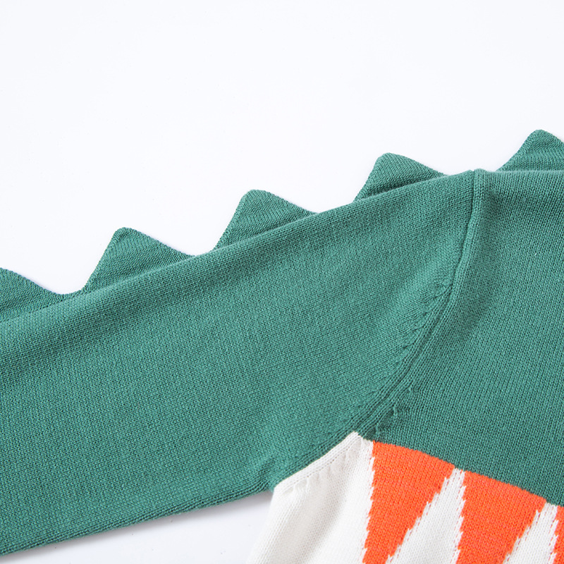 Picture of 2025 Autumn New Kidsren's Clothing Jacket Kidsren's Knitwear Cardigan Baby Clothes Boys Warm Knitwear Monster Trend